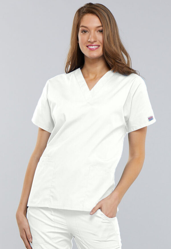 4700 Originals V-Neck Top White