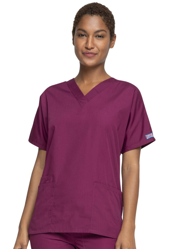4700 Originals V-Neck Top Wine
