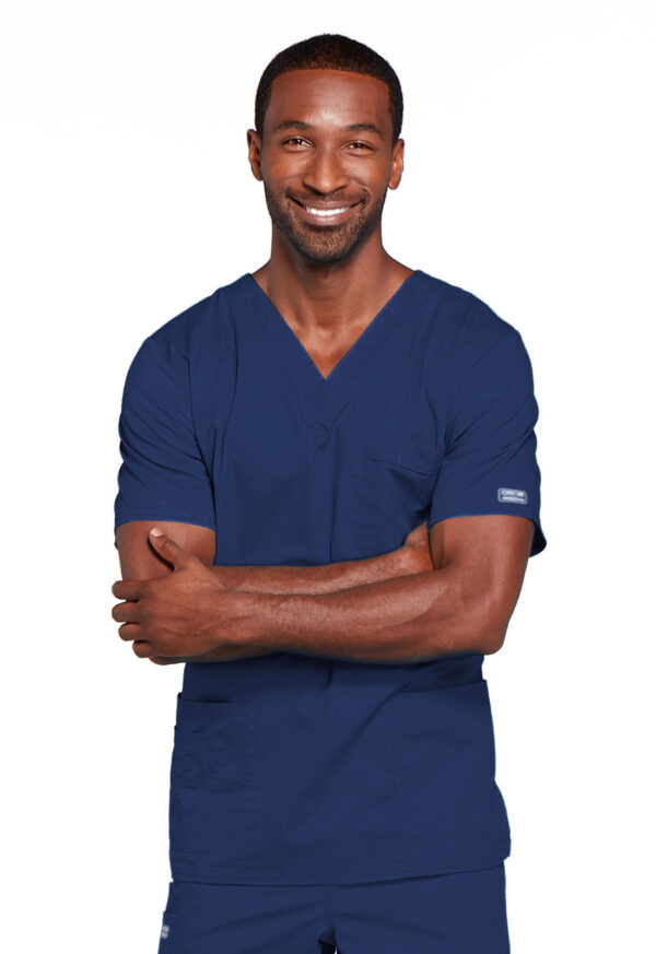 4725 Core Stretch Unisex V-Neck Top Navy