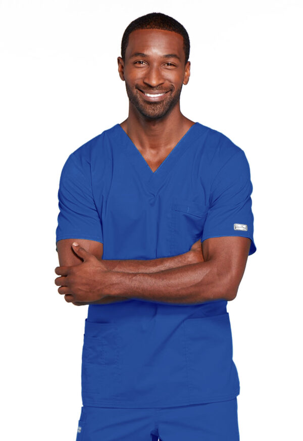 4725 Core Stretch Unisex V-Neck Top Royal
