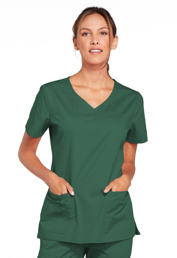 4727 Core Stretch V-Neck Top Hunter