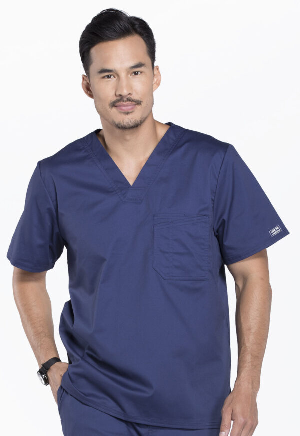 4743 Core Stretch Men's V-Neck Top Navy