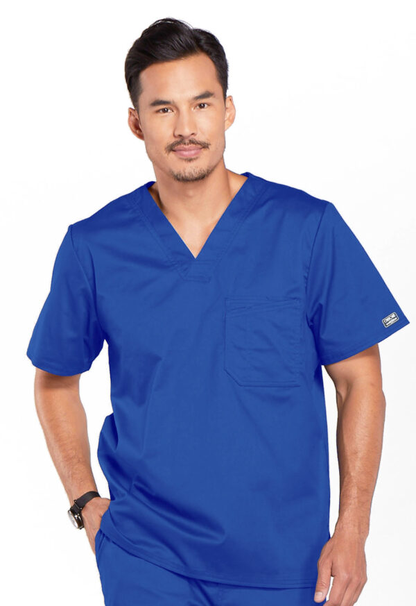4743 Core Stretch Men's V-Neck Top Royal