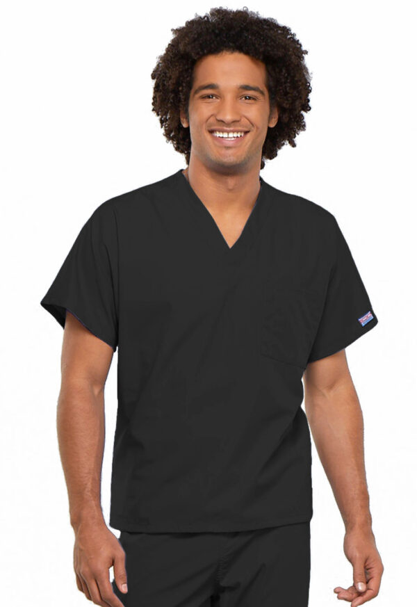 4777 Originals Unisex 1 Pocket V-Neck Tunic Black