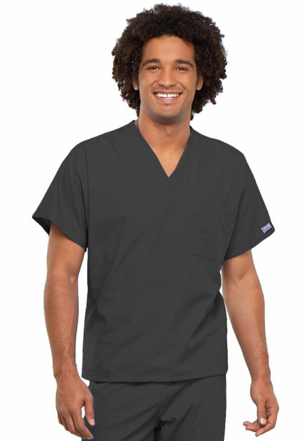 4777 Originals Unisex 1 Pocket V-Neck Tunic Pewter