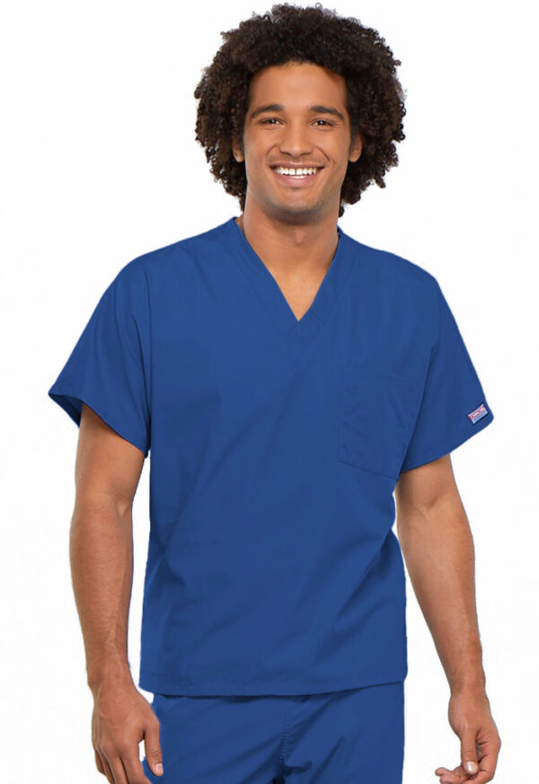 4777 Originals Unisex 1 Pocket V-Neck Tunic Royal