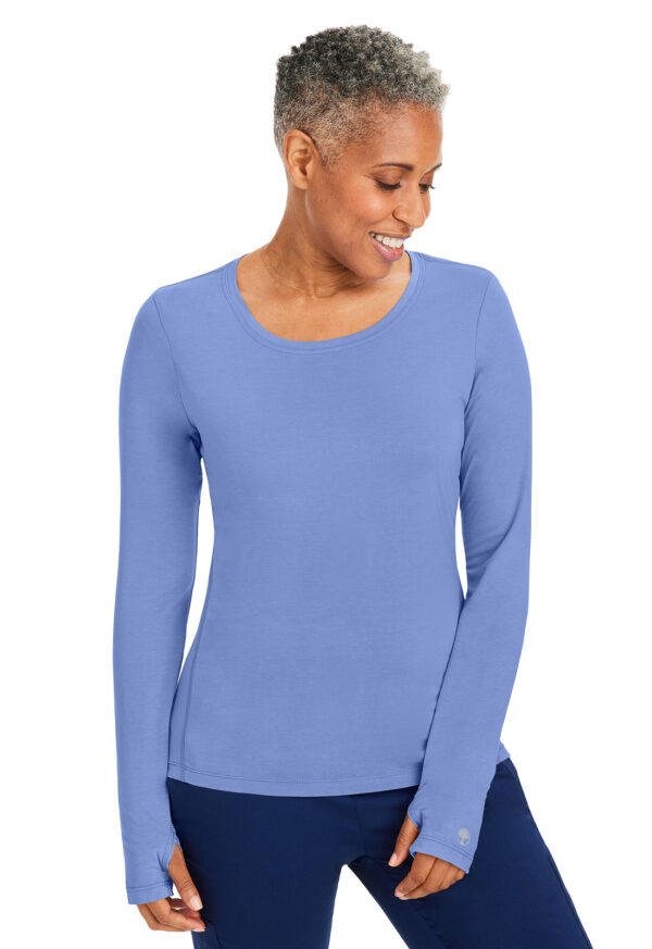 5051 Healing Hands Mackenzie Tee Ceil Blue