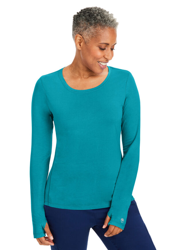 5051 Healing Hands Mackenzie Tee Teal Blue