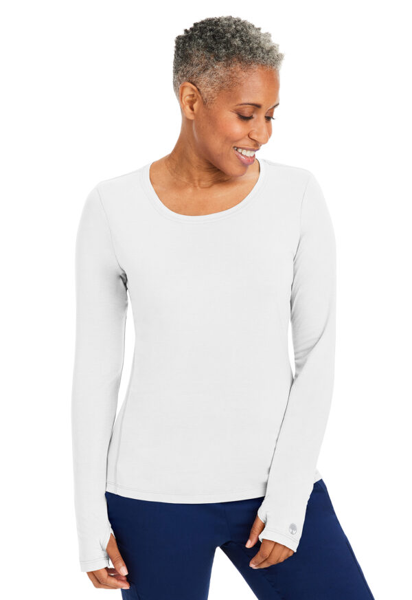 5051 Healing Hands Mackenzie Tee White
