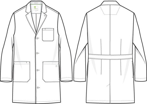 5151 Labcoats Luke Labcoat White - Image 2
