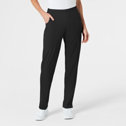 5155 W123 Full Elastic Pant Black