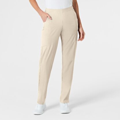 5155 W123 Full Elastic Pant Khaki