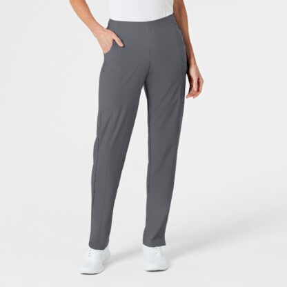 5155 W123 Full Elastic Pant Pewter