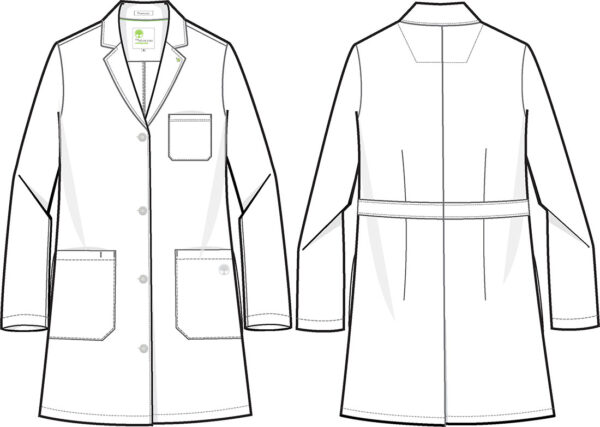 5161 Labcoats Faye Labcoat White - Image 2