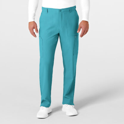 5355 W123 Cargo Pocket Pant Teal Blue