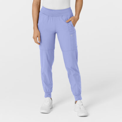 5555 W123 Drawstring Pant Ceil Blue