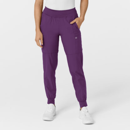 5555 W123 Drawstring Pant Eggplant