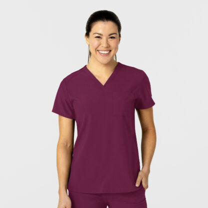 6045 W123 Flex-N-Reach Top Wine
