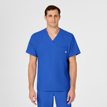 6355 W123 V- Neck Top Royal