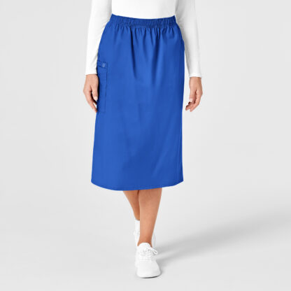 701 WonderWink Pull On Cargo Skirt Royal