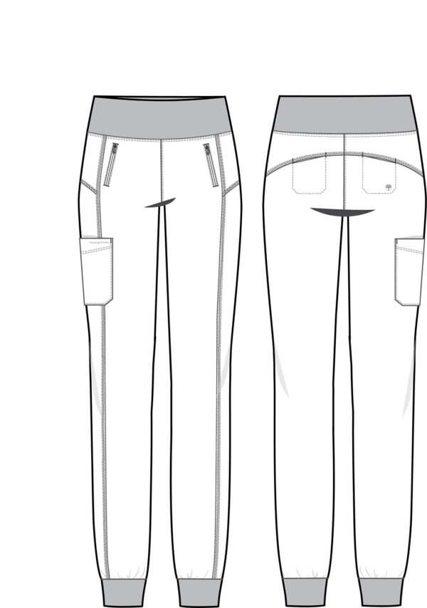 9233 Purple Label Tara Jogger Pant Navy - Image 2