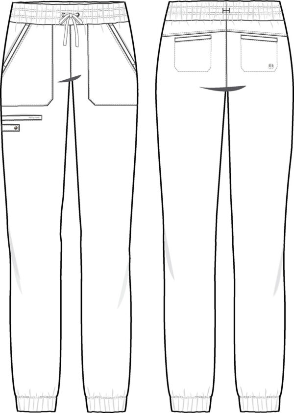9575 HH Works Renee Jogger Pant Pewter - Image 2