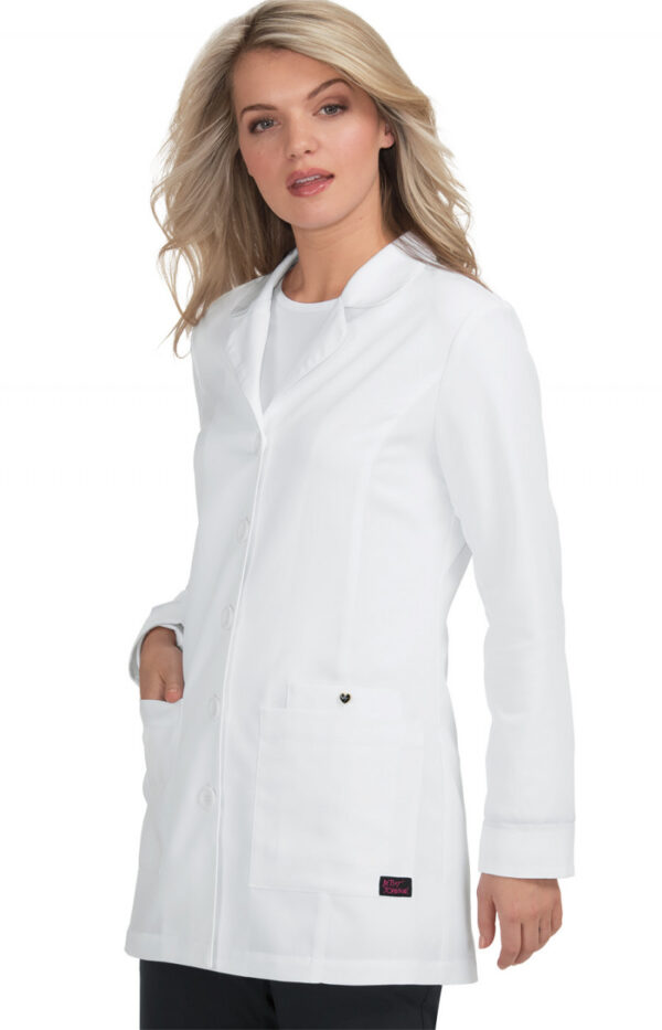 B400 Labcoats Marigold 32" Labcoat White