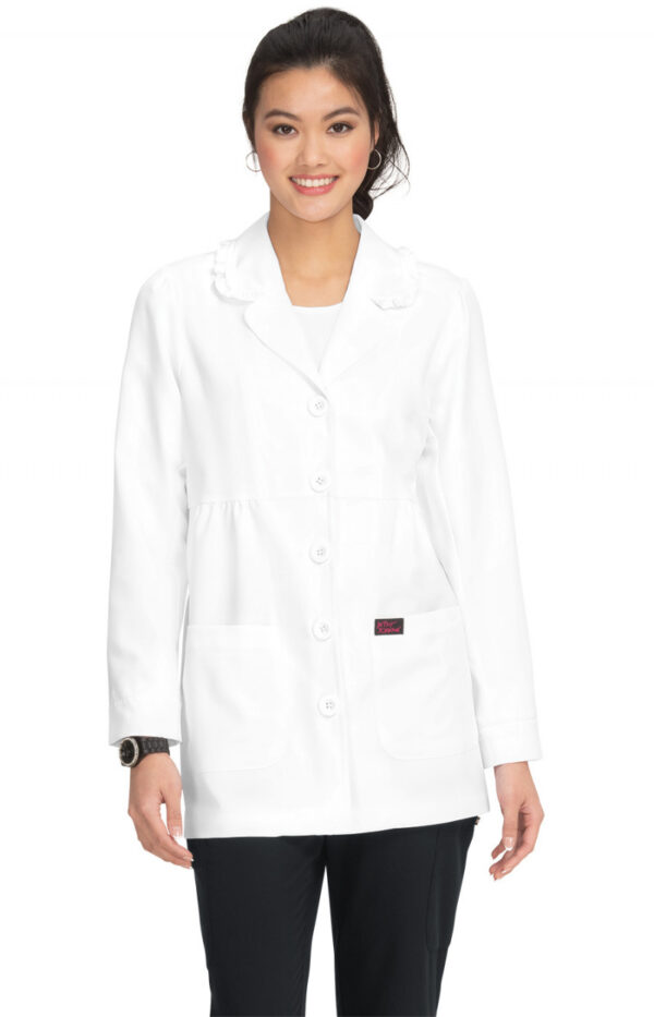 B403 Labcoats Juniper 31" Labcoat White