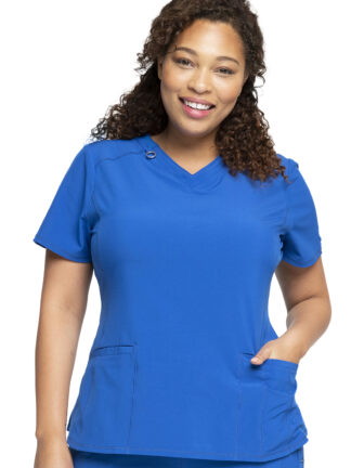 CK865A Infinity V-Neck Top Royal