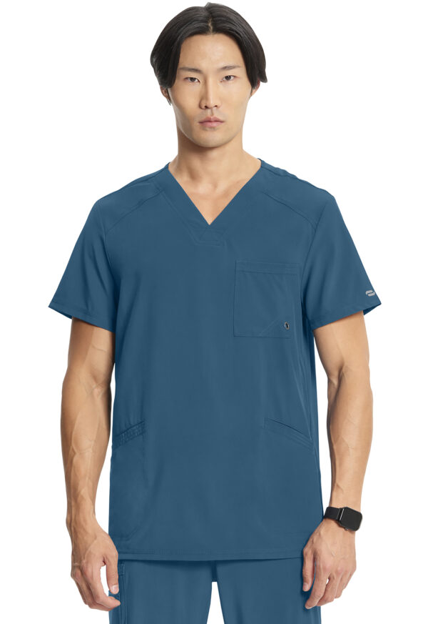 CK900A Infinity Men's V-Neck Top Caribbean Blue