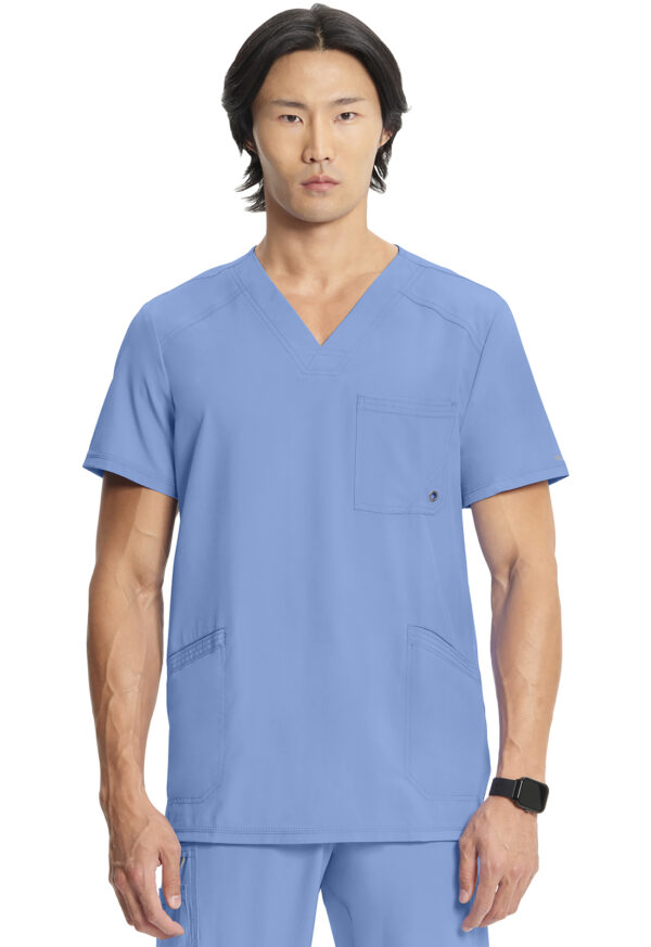 CK900A Infinity Men's V-Neck Top Ceil Blue