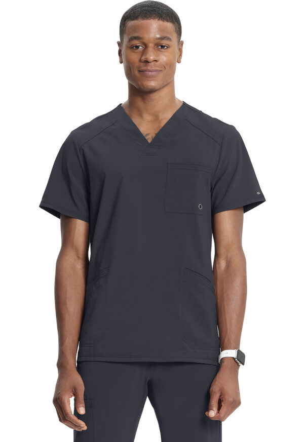 CK900A Infinity Men's V-Neck Top Pewter
