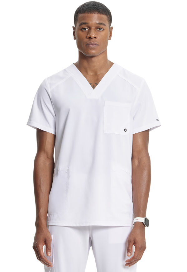 CK900A Infinity Men's V-Neck Top White