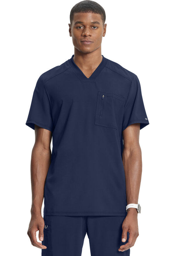 CK910A Infinity Men's V-Neck Tuckable Top Navy