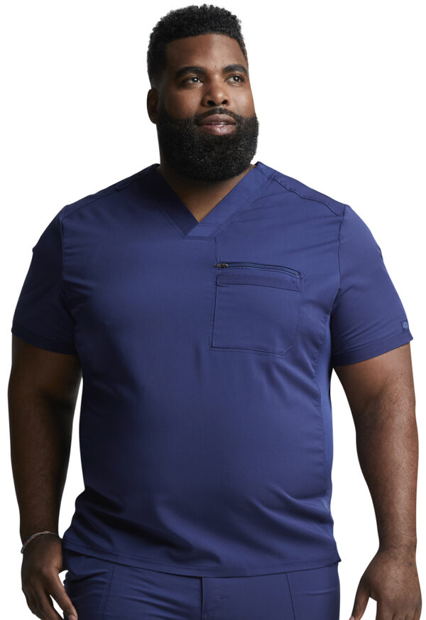 DK865 Balance V-Neck Top Navy