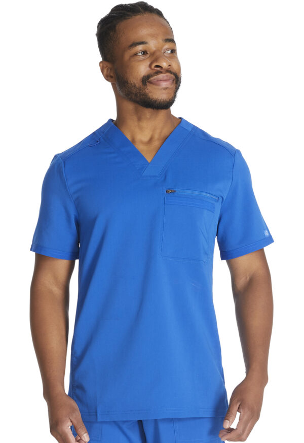 DK865 Balance V-Neck Top Royal