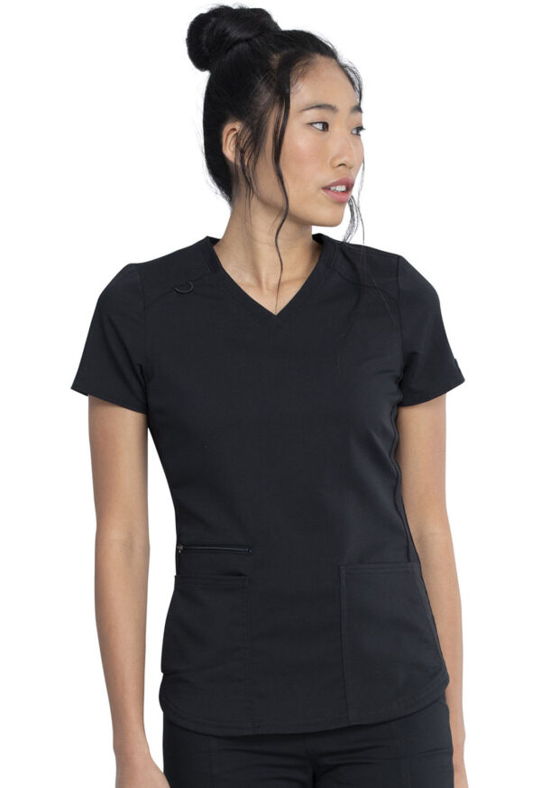 DK875 Balance V-Neck Top Black