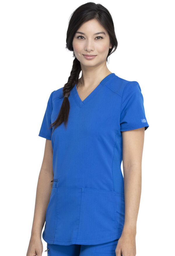 DK875 Balance V-Neck Top Royal