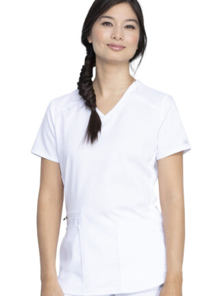 DK875 Balance V-Neck Top White