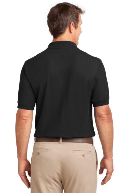Port Authority Silk Touch Polo with Pocket. K500P - Image 2
