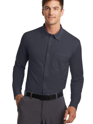 Port Authority Dimension Knit Dress Shirt. K570