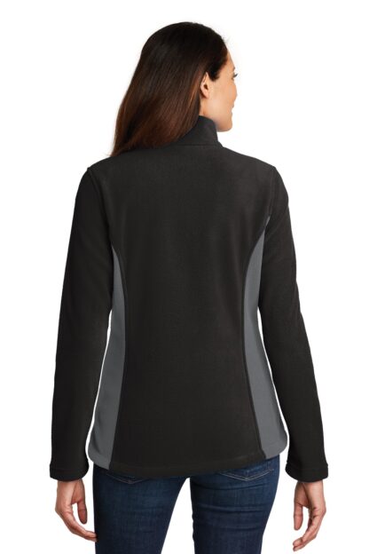 Port Authority Ladies Colorblock Value Fleece Jacket. L216 - Image 2