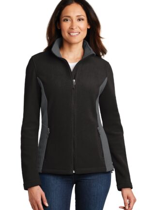 Port Authority Ladies Colorblock Value Fleece Jacket. L216