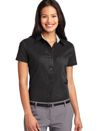 Port Authority Ladies Short Sleeve Easy Care Shirt. L508