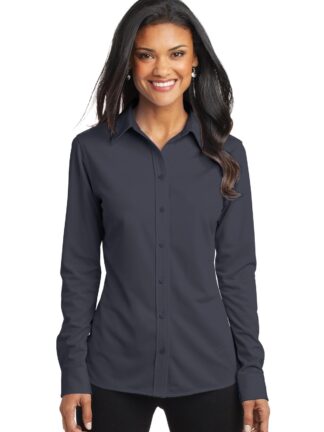Port Authority Ladies Dimension Knit Dress Shirt. L570