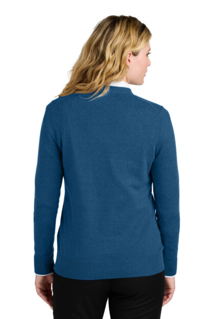 Port Authority Women's Easy Care V-Neck Sweater LSW2850 - Image 2