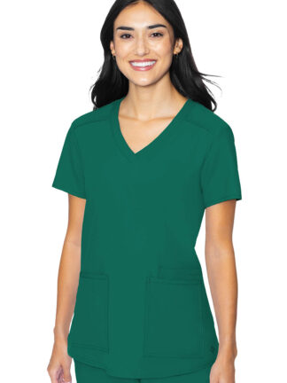 MC2411 Med Couture Insight Women's 3 Pocket Top Hunter