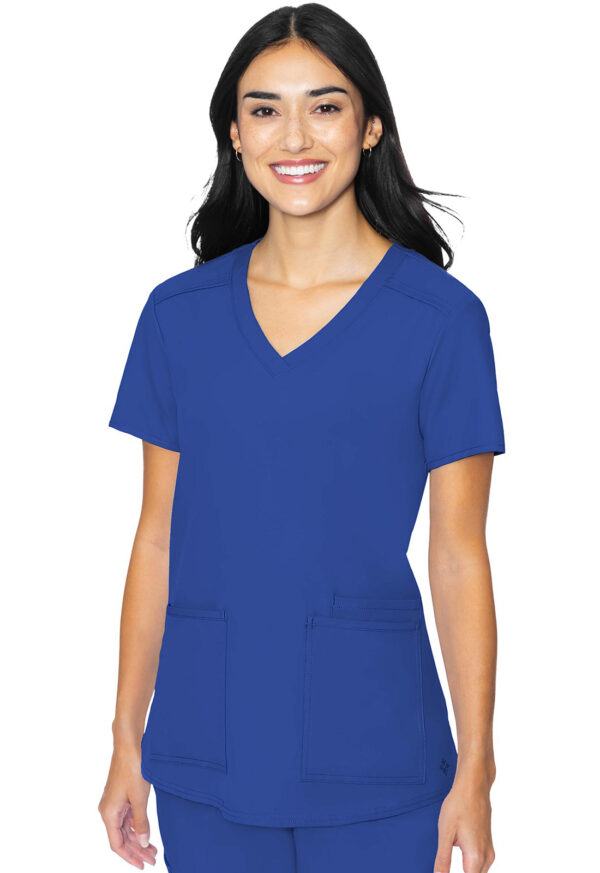 MC2411 Med Couture Insight Women's 3 Pocket Top Royal