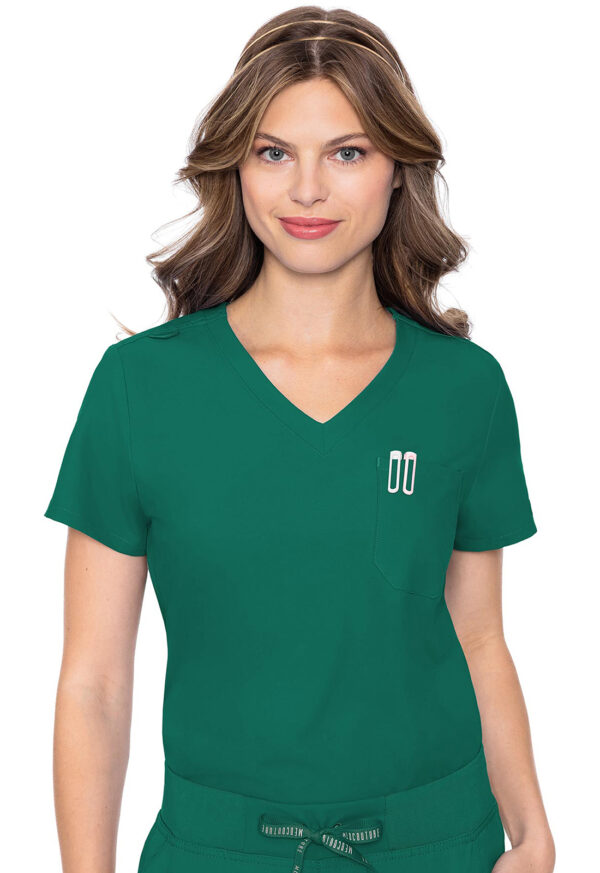 MC2432 Med Couture Insight Women's One Pocket Tuck-In Top Hunter