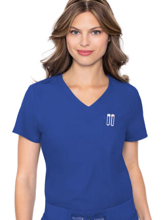 MC2432 Med Couture Insight Women's One Pocket Tuck-In Top Royal